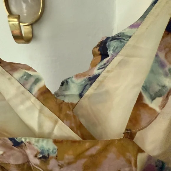 Theory Multicolor Floral Midi Dress - Picture 4 of 5